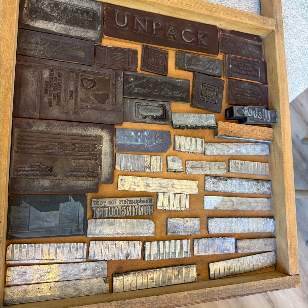 Vintage Printing Block Set - Picture 8 of 16